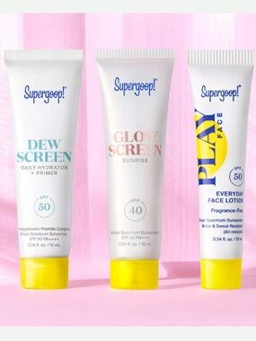 Supergoop 3pc Set- mini travel set